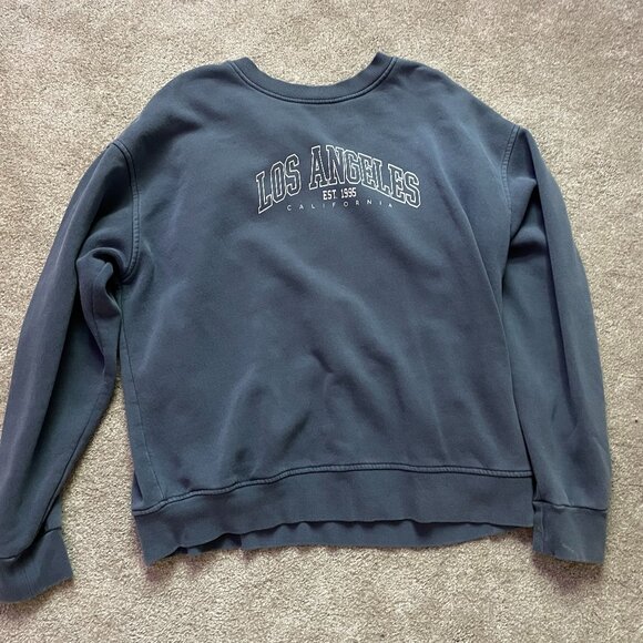 blue forever 21 crewneck - Picture 1 of 2